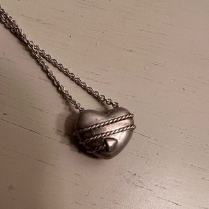 Tiffany and co heart necklace